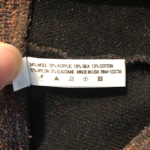 Brown Wool Blend Leggings - XS - Picture 10 of 12